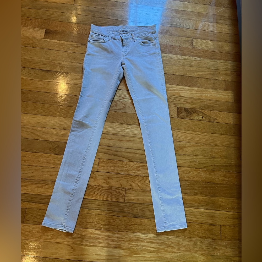 Seven for all Mankind grey Roxanne skinny jeans